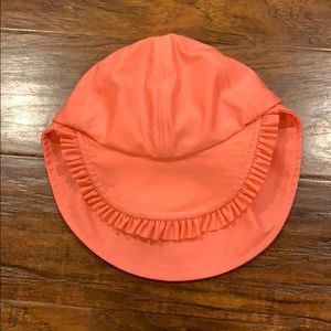 Sun hat with shaded back